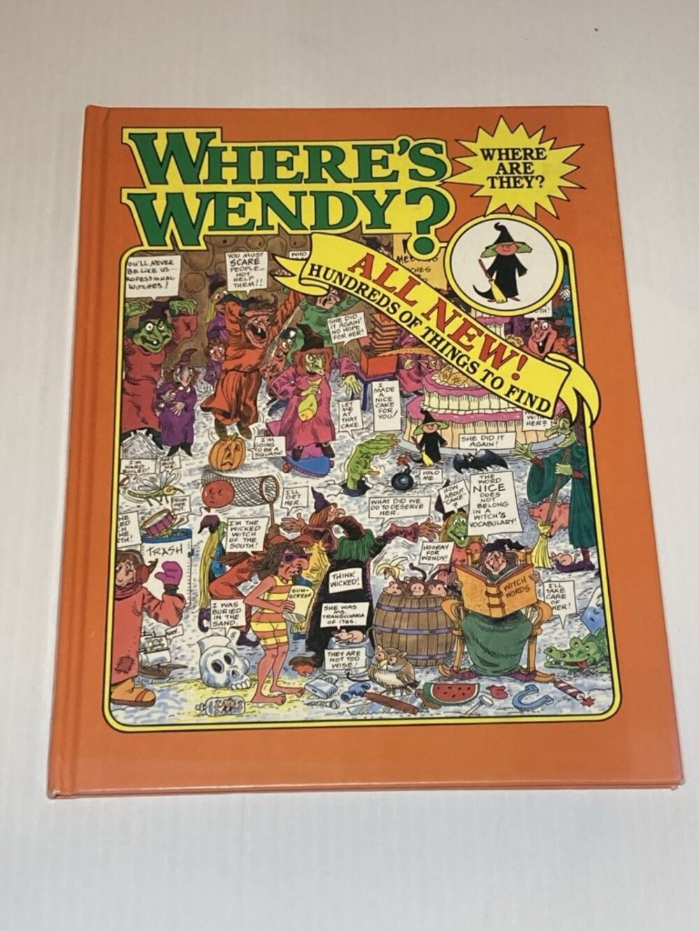 Where’s Wendy? Where Are They? Hundreds Of Things To find Halloween Witch Book